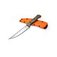 thumbnail image 1 of Benchmade 15500-3 Meatcrafter Plain Edge Fixed Blade Knife Green G-10 6.08", 1 of 9
