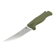Benchmade 15505 Meatcrafter Outdoor Knife with Fixed Blade and Santoprene Handle (Dark Olive)