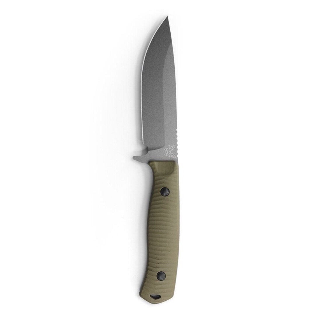 Benchmade Anonimus 539GY OD Green G-10 Drop-point Plain 5" Fixed Blade Knife