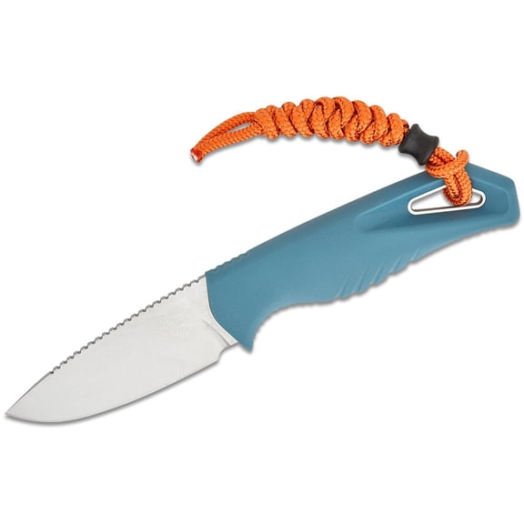 Benchmade Intersect Depth Blue Santoprene 2.68" Drop-Point CPM-MagnaCut Fixed Blade Knife