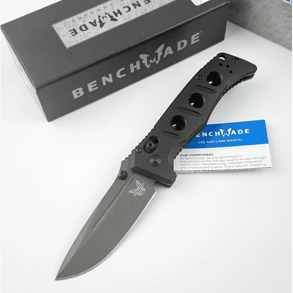 Benchmade Mini Adamas 273GY-1 CPM-Cru-Wear Black G10 Handle Knife