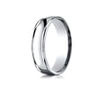 thumbnail image 1 of Benchmark� 10k Gold 6mm Comfort-fit High Polish Finish Round Edge Design Wedding Band Ring, 1 of 9