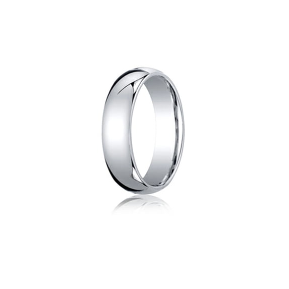 Benchmark� 10k Gold 6mm Slightly Domed Standard Comfort-fit Ring