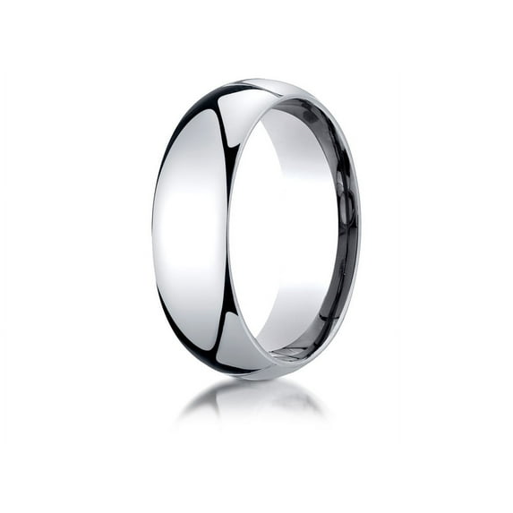 Benchmark� 10k Gold 7mm Slightly Domed Standard Comfort-fit Ring