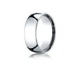 thumbnail image 1 of Benchmark� 10k Gold 8mm Slightly Domed Standard Comfort-fit Ring, 1 of 9