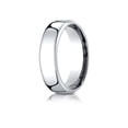 thumbnail image 1 of Benchmark� 10k White Gold 6.5mm European Comfort-fit Ring, 1 of 9