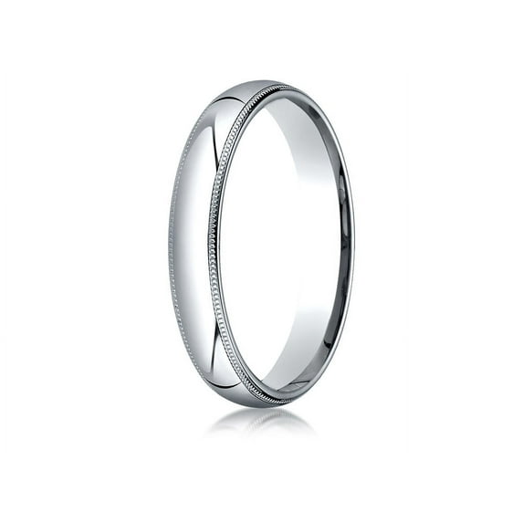 Benchmark� 14k Gold 4mm Slightly Domed Standard Comfort-fit Ring With Milgrain
