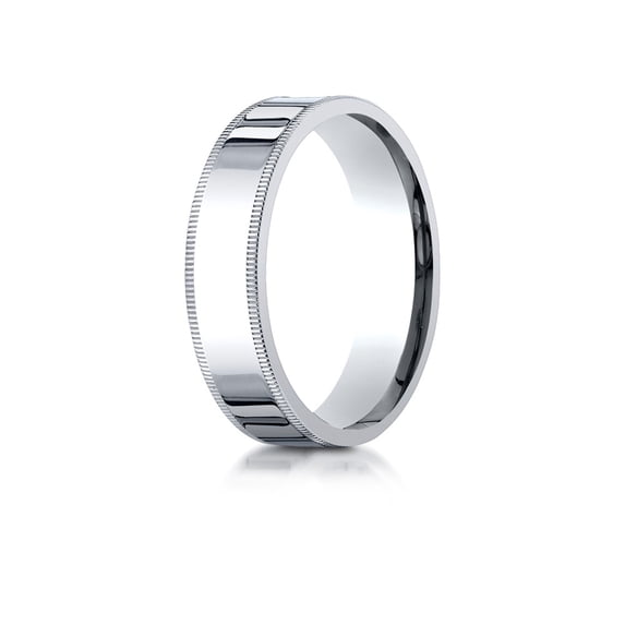 Benchmark� 14k Gold 6mm Flat Comfort-fit Wedding Band / Ring With Milgrain