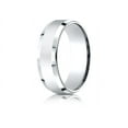 thumbnail image 1 of Benchmark� 14k Gold 7mm Comfort-fit High Polished Carved Design Wedding Band Ring, 1 of 9