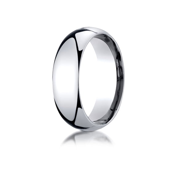 Benchmark� 14k Gold 7mm Slightly Domed Standard Comfort-fit Ring