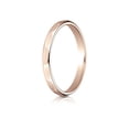 thumbnail image 1 of Benchmark� 14k Rose Gold 2mm High Polished Faceted Design Wedding Band Ring, 1 of 7