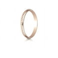 thumbnail image 1 of Benchmark� 14k Rose Gold 2mm High Polished Rope Center Design Wedding Band Ring, 1 of 7