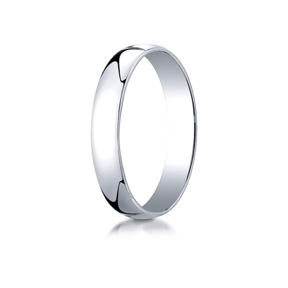 Benchmark� 14k White Gold 4.0mm Low Dome Light Ring