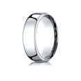 thumbnail image 1 of Benchmark� 14k White Gold 7.5mm European Comfort-fit Ring, 1 of 9