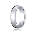 thumbnail image 1 of Benchmark� 18k Gold 6mm Slightly Domed Standard Comfort-fit Ring, 1 of 9