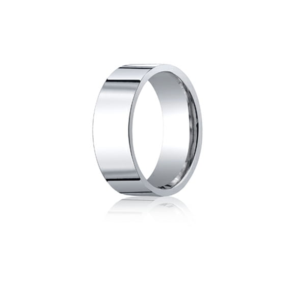 Benchmark� 18k Gold 8.0mm Flat Comfort-fit Ring