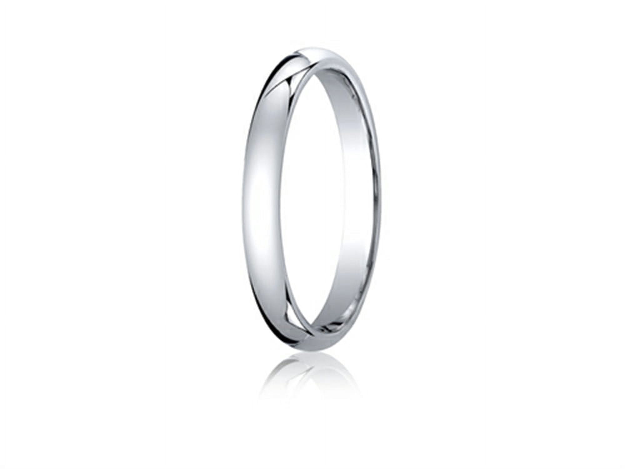 TTstyle Two-Tone Stainless Steel Anniversary Wedding Band Ring Set Size