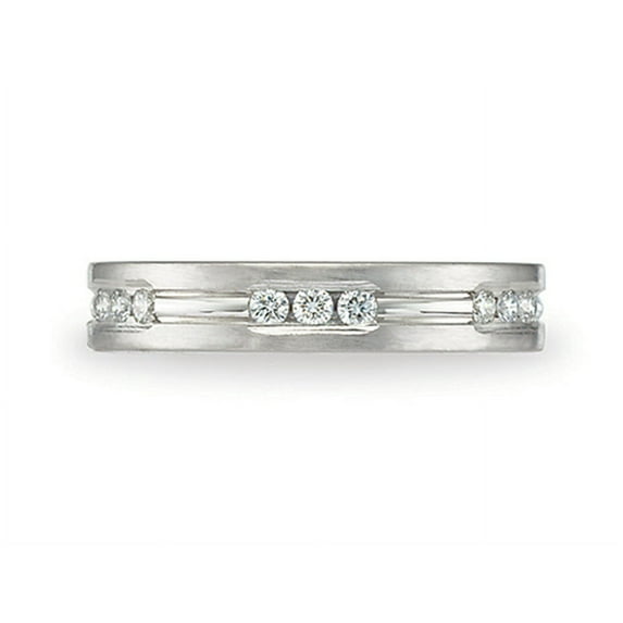 Benchmark� 4mm Comfort Fit 0.36 cttw Diamond Wedding Band / Ring