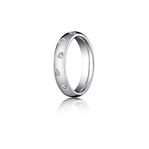 Benchmark� 4mm Round Diamonds Eternity Wedding Band Ring