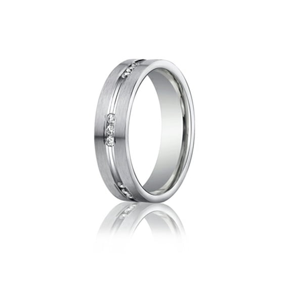Benchmark� 6mm Comfort Fit 0.36 cttw Diamond Wedding Band / Ring