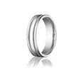 thumbnail image 1 of Benchmark� 6mm Comfort-fit High Polished With Milgrain Round Edge Carved Design Wedding Band Ring, 1 of 9