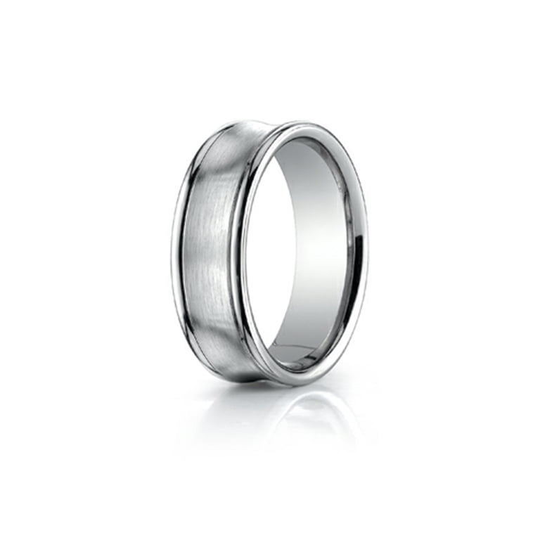 Benchmark  7.5mm Comfort-fit Satin-finished Concave Round Edge