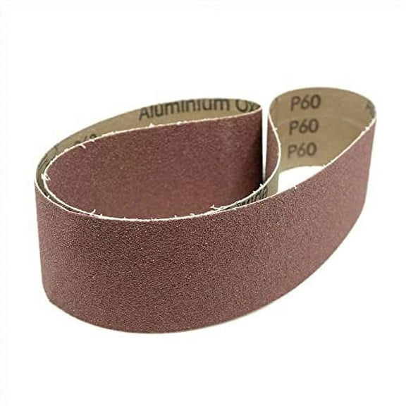 Benchmark Abrasives 2" x 36" Aluminum Oxide Sanding Belts for Grinding Deburring Polishing Rust Removal on Metal, Stainless Steel, and Carbon Steel, Use with Belt Disc Sander (6 Pack) - (180 Grit)