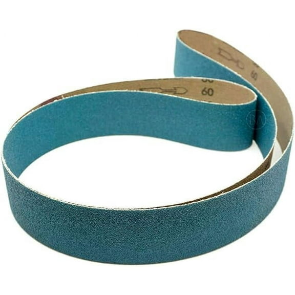Benchmark Abrasives 2" x 72" Metal Grinding Zirconia Sanding Belts for Back Stand Belt Grinders, Knife Belt Sanders, Benchstand Grinders Sanding Belt (6 Pack) - 80 Grit
