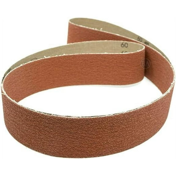 Benchmark Abrasives 2" x 72" Premium Ceramic Sanding Belts for Grinding Deburring Polishing Rust Removal on Metal, Stainless Steel, and Carbon Steel, Use with Belt Disc Sander (6 Pack) - 36 Grit