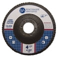 thumbnail image 1 of Benchmark Abrasives 4.5" x 7/8" High Density Jumbo Zirconia Type 27 Flap Disc 10 Pack - 40 Grit, 1 of 7