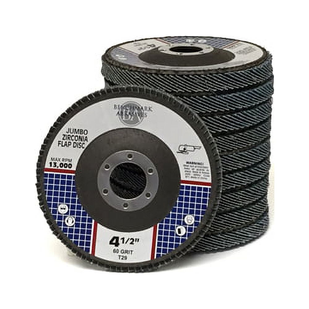 Dischi Flap 4,5" X 7/8" Zirconia T29 - 80 Mole Grana Per Uso - Foto 4