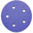 thumbnail image 1 of Benchmark Abrasives 5" Premium Ceramic 5 Holes Film Backed Hook and Loop Discs (50Pack) - 320 Grit, 1 of 6