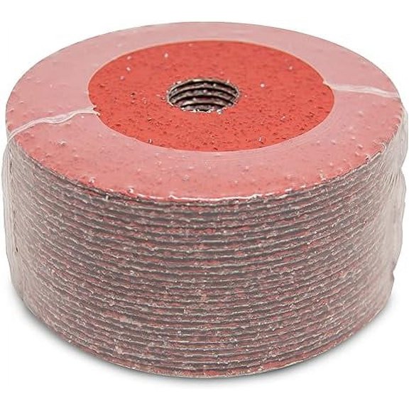 Benchmark Abrasives 5" Premium Ceramic Resin Fiber Grinding Sanding Discs 7/8" Arbor (25 Pack) - 60 Grit