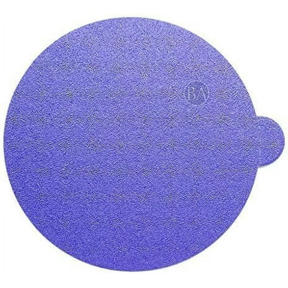 Benchmark Abrasives 6" Premium Ceramic Purple No Hole PSA Discs with Tab, Self Adhesive Random Orbital Sander Discs for Sanding Polishing on Metal Wood Fiberglass (50 Pack) - 180 Grit
