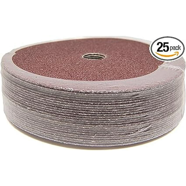 Benchmark Abrasives 7" Aluminum Oxide Resin Fiber Grinding and Sanding