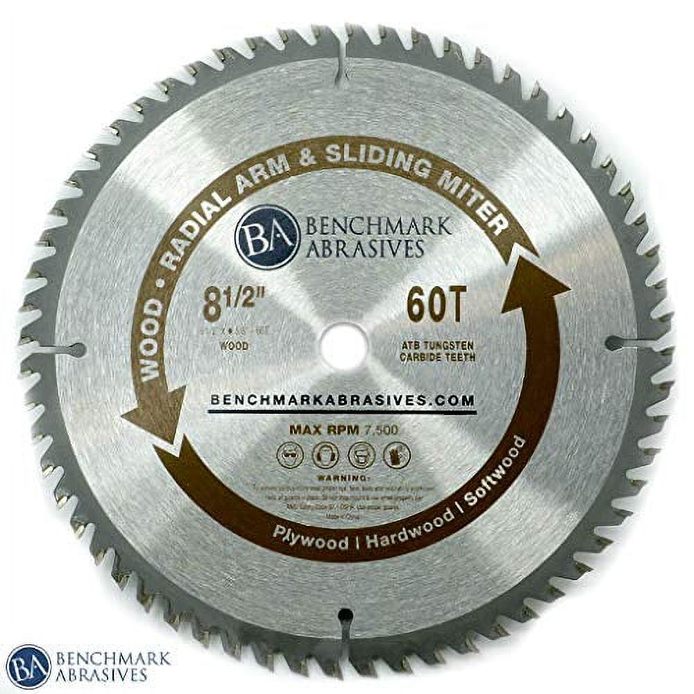 WEN 10Inch 60Tooth FineFinish Professional Woodworking Saw Blade for