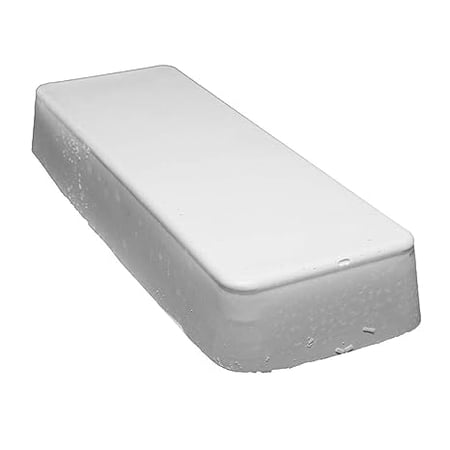 Benchmark Abrasives Buffing Compound, 1 Pound Bar (White Rouge)