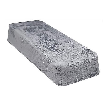 Benchmark Abrasives Gray Polishing Buffing Compound, 1 Pound Bar (Gray Stainless)