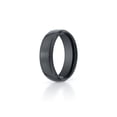 thumbnail image 1 of Benchmark� Ceramic 7mm Comfort-fit High Polished Design Ring, 1 of 7