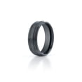 thumbnail image 1 of Benchmark� Ceramic 7mm Comfort-fit Satin-finished Design Ring, 1 of 7