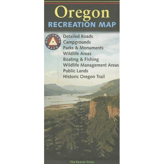 Benchmark Maps: Oregon Benchmark: Oregon Recreation Map, (Paperback)
