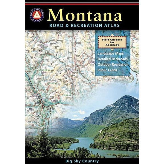 Montana Benchmark Road & Recreation Atlas 2015