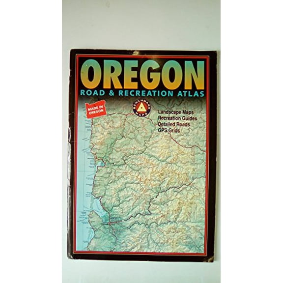 Pre-Owned Benchmark Oregon: Road Recreation Atlas - Third Edition Paperback Stuart Allan