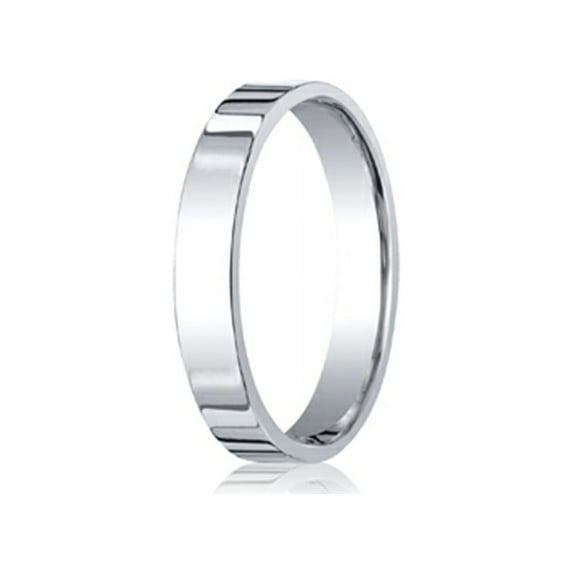 Benchmark� Platinum 4.0mm Flat Comfort-fit Ring