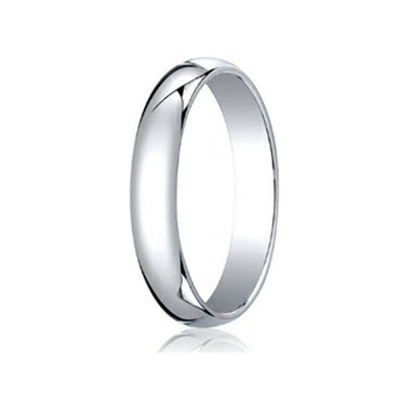 Benchmark� Platinum 4.0mm Traditional Dome Oval Ring