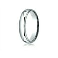 thumbnail image 1 of Benchmark� Platinum 5mm Slightly Domed Super Light Comfort-fit Wedding Band / Ring With Milgrain, 1 of 7