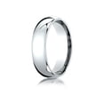 thumbnail image 1 of Benchmark� Platinum 6mm Slightly Domed Super Light Comfort-fit Wedding Band / Ring, 1 of 7