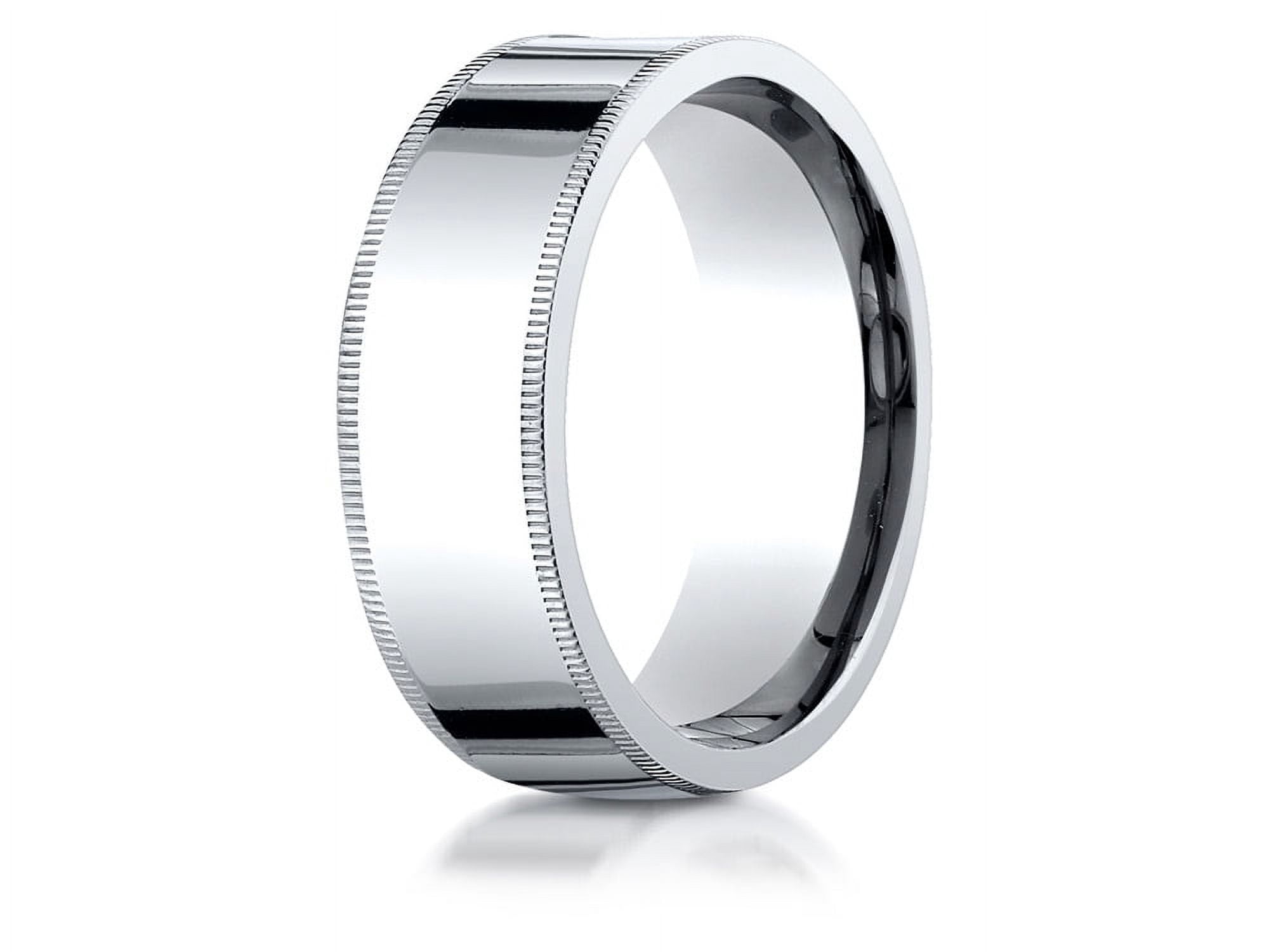 Mos Fit Rings Bench Rings Benchmark platinum wedding band | Beachweddingtips.com