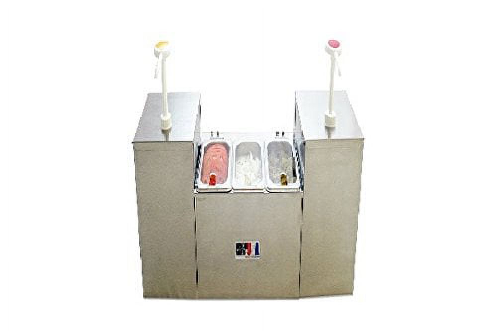 Condiments Inset Benchmark USA Stainless Steel Condiment Pump for 7 Quart Inset Pan ...