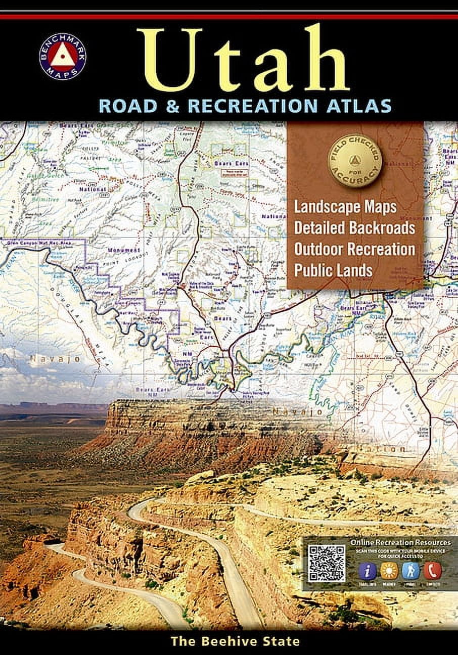 Benchmark Utah Road & Recreation Atlas, (Paperback)